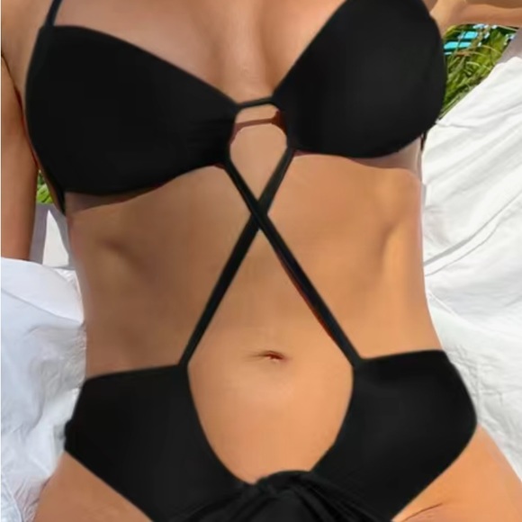 New. Temu black string suits - Picture 4 of 7